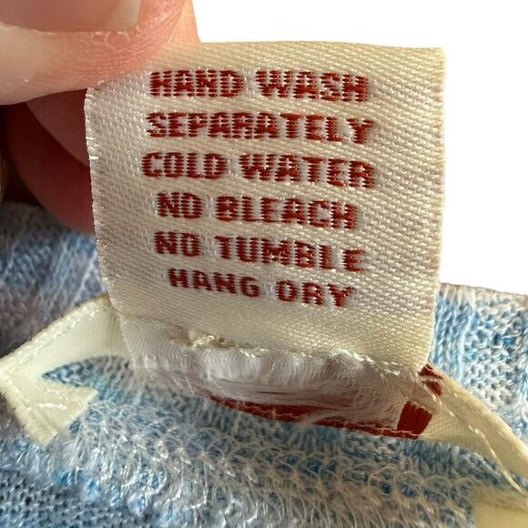 Sundance Beautiful Dreamer Asymmetrical Lightweight Tunic Sweater Top M Blue - Picture 8 of 12